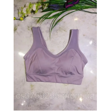 Топ зі з“ємними чашками на широких брителях з сіточкою 