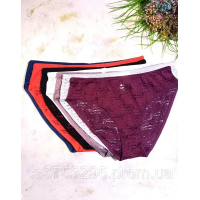 Трусики з мережива стрейч ❤️