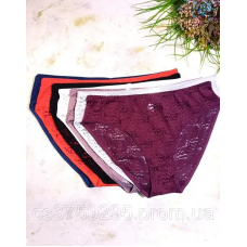 Трусики з мережива стрейч ❤️