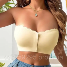 Бюстгальтер бандо на застібці спереду 