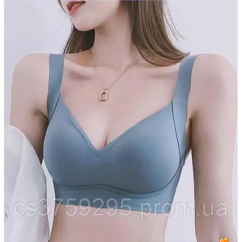 Бюстгалтер - топ безшовний на широких брителях