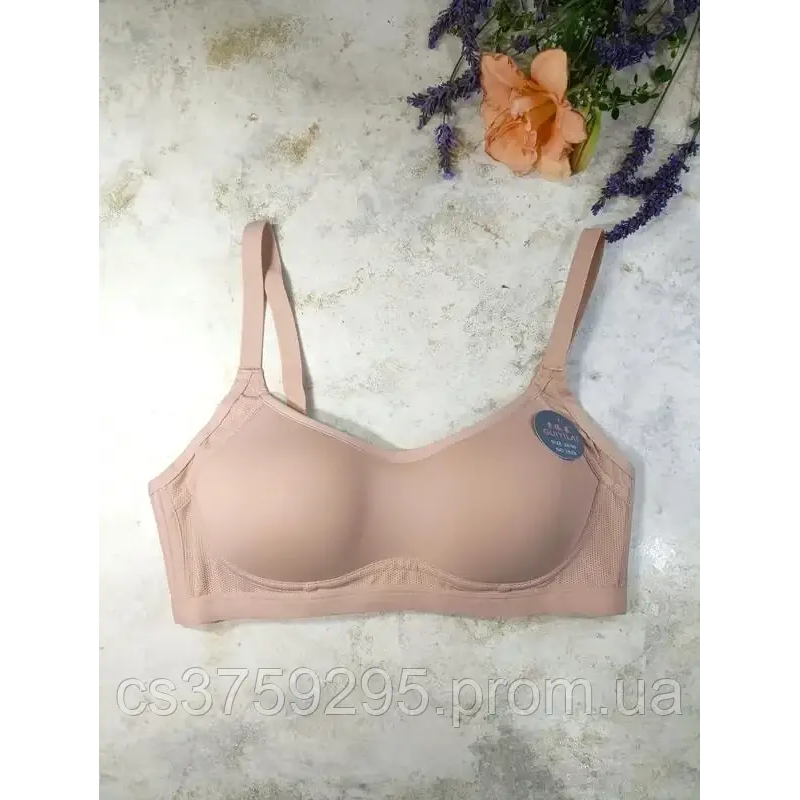 Бюстгалтер - топ без кісточок зі вставками з сіточки на поясі ✨