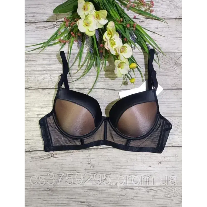 Бюстгалтер на кісточках з сіточкою 