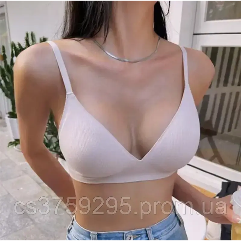 Бюстгалтер безшовний з мікрофібри  