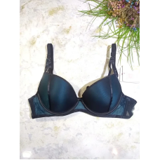 Бюстгалтер на кісточках без пушапу з сіточкою смарагд 