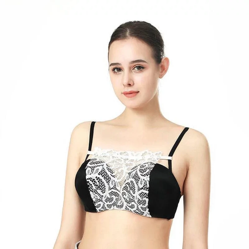 Мереживо з“ємне на декольте з застібками