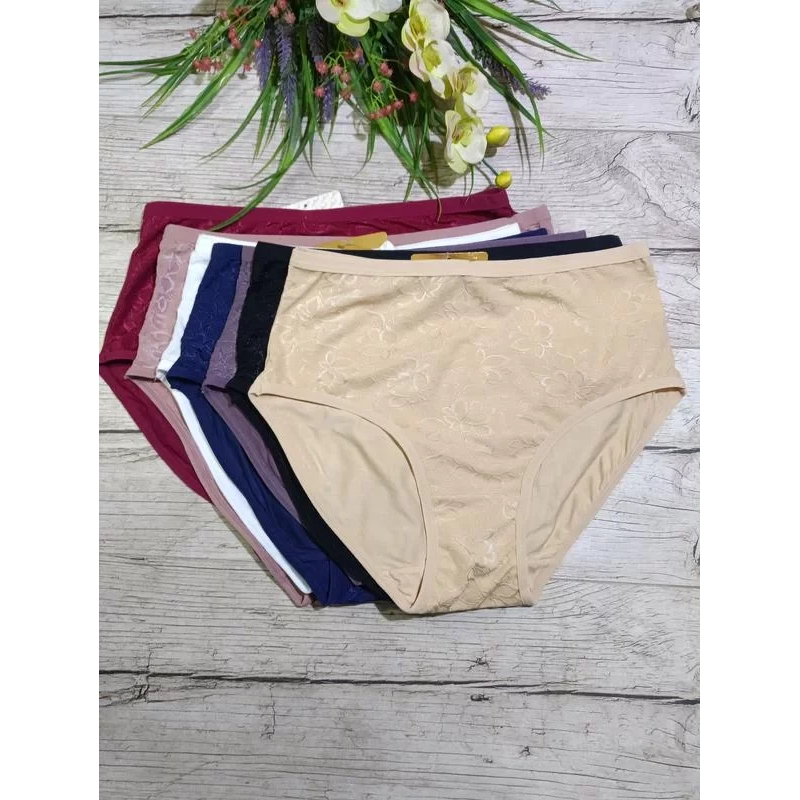 Трусики високі з бавовни з модалом 