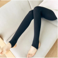 Легінси на хутрі з штрипкою 