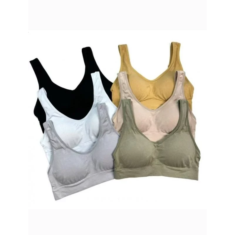 Топ безшовний зі з“ємними чашками ВС