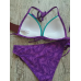 Купальник фіолетовий з бірюзою на зав“язках