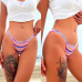 Трусики з бавовни в кольорові смужки