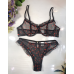Комплект у сердечка бюстгальтер та бразиліані 