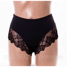 Трусики з мікрофібри з мереживом 