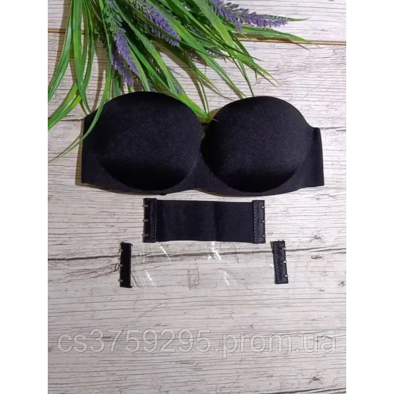 Бюстгалтер гладенький шовковистий, без кісточок